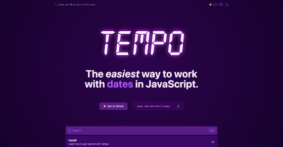 Cover thumbnail of "Tempo.js"