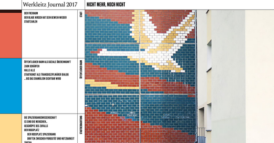 Cover thumbnail of "Werkleitz Journal 2017"