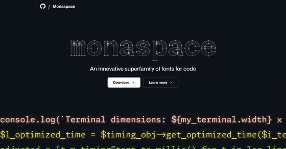 Cover thumbnail of "GitHub monaspace"