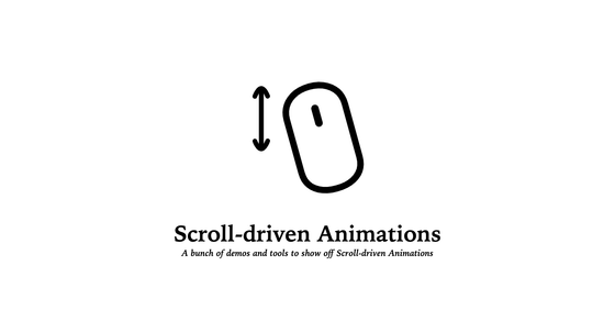 Cover thumbnail of "Scroll-driven Animations"
