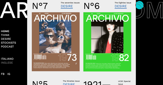 Cover thumbnail of "Archivio Magazine "