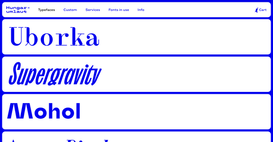 Cover thumbnail of "Hungarumlaut Type Foundry"