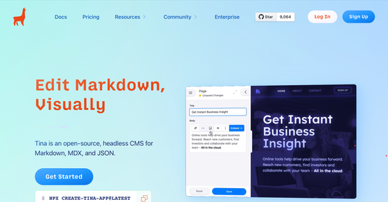 Cover thumbnail of "Tina CMS "