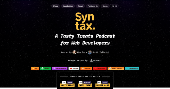 Cover thumbnail of "Syntax Dev Podcast"