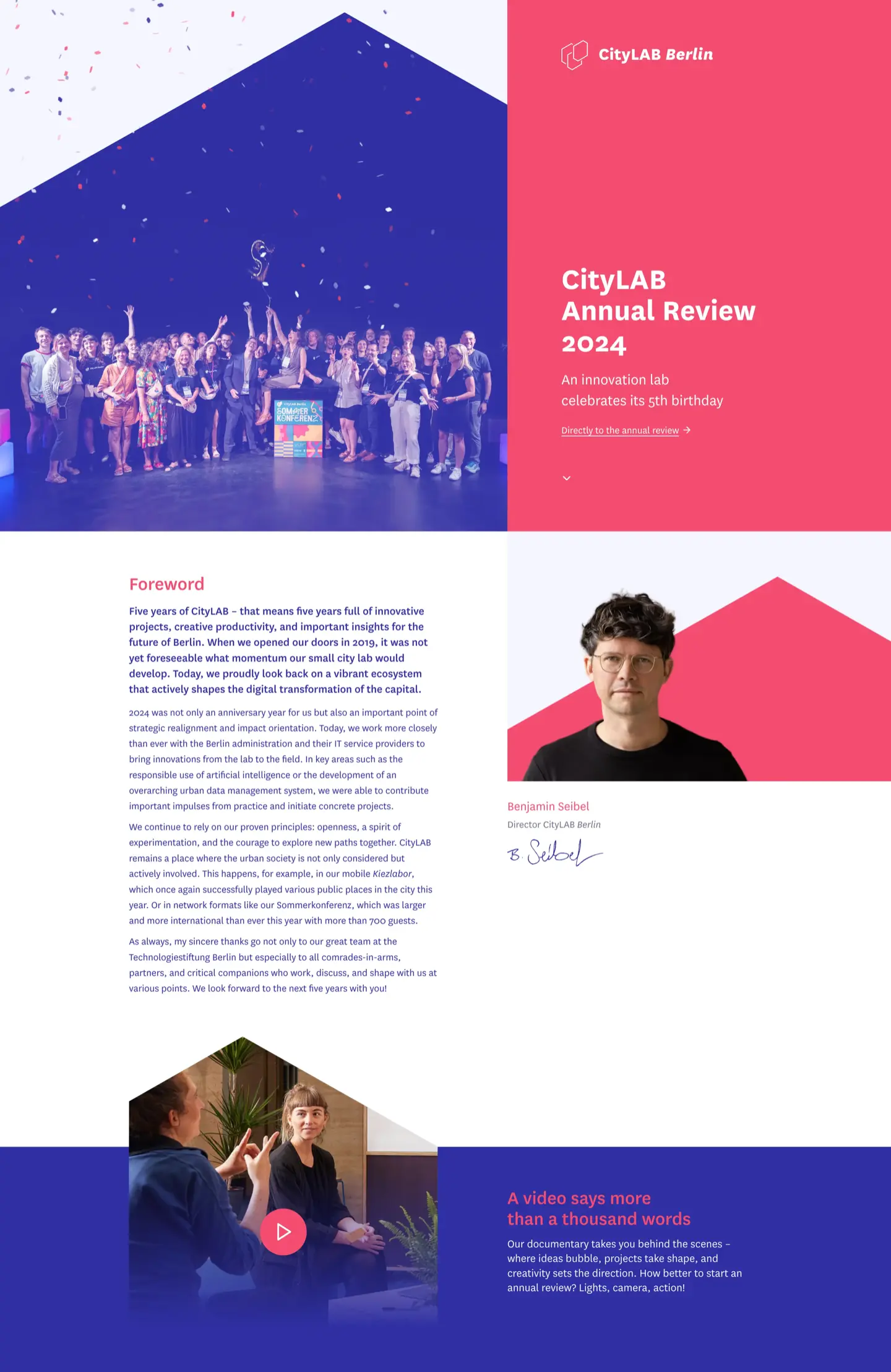 Thumbnail for the project "CityLAB Annual Review 2024"