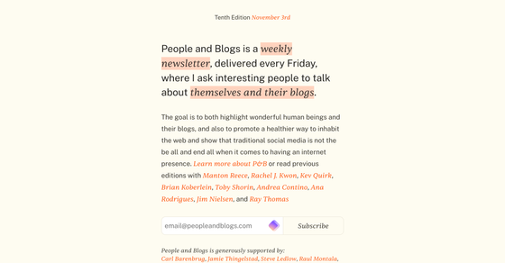 Cover thumbnail of "People & Blogs"
