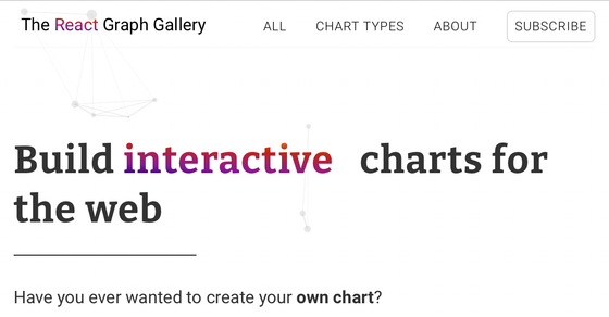 Cover thumbnail of "React Graph Gallery"