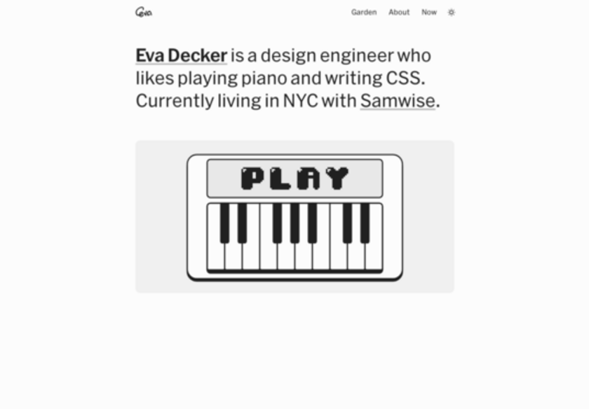 Cover thumbnail of "Eva Decker"