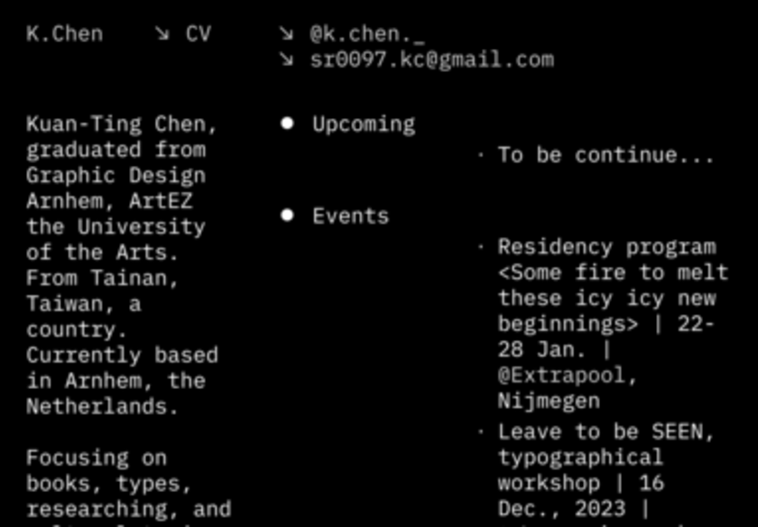 Cover thumbnail of "K.Chen"