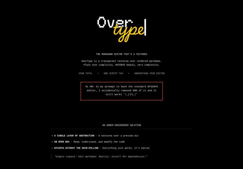 Cover thumbnail of "OverType"